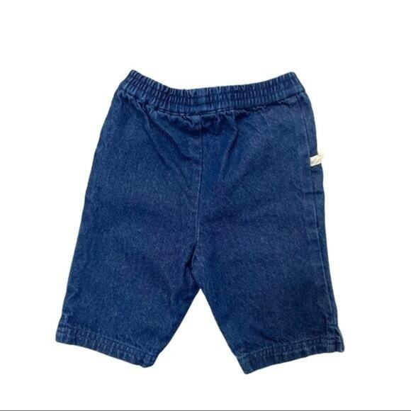 Dark Wash Denim Bermuda Shorts Size 12 Months - Picture 3 of 6